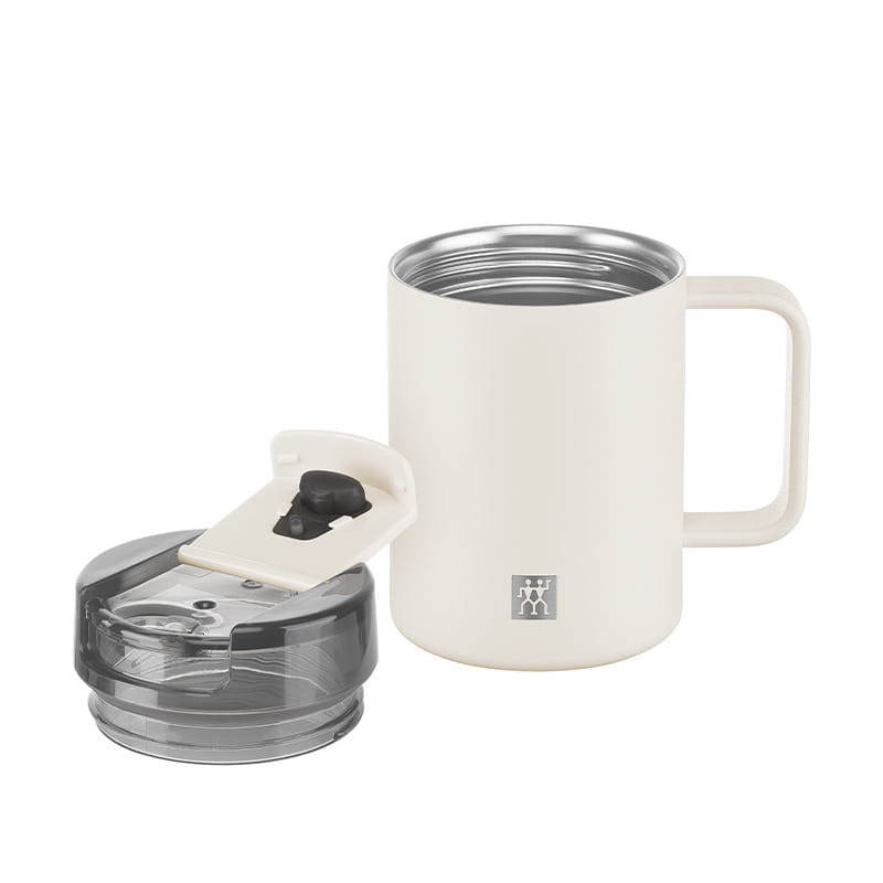 แก้วน้ำสุญญากาศ พร้อมหูจับ ZWILLING THERMO PLUS 380 มล. สี CREAM N1034330N_1